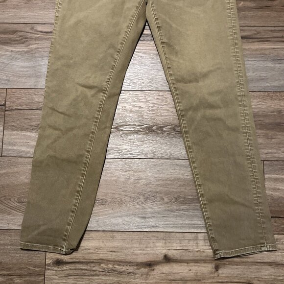 Men's American Eagle AE Athletic Fit Denim Jeans SZ 28x32 Tan Stretch Modern - Picture 3 of 12